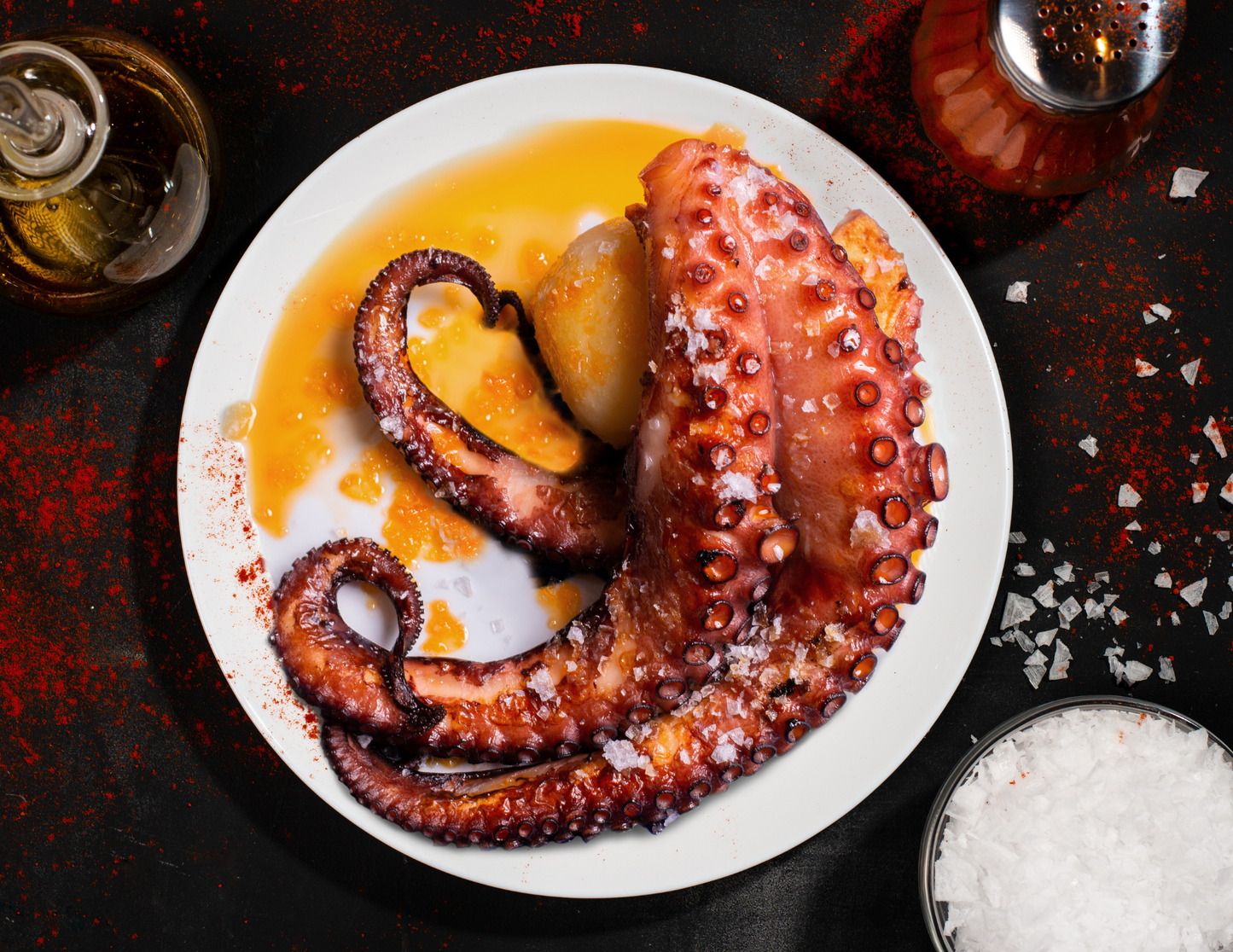 Spanish Octopus Cooked