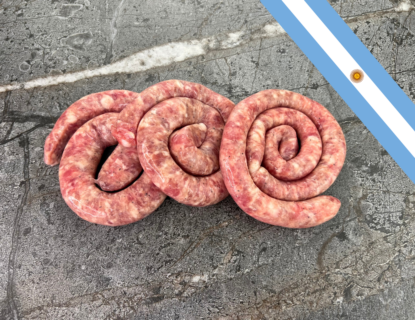 Beef & Pork Thin Sausage/ Salchicha Parrillera Rosca