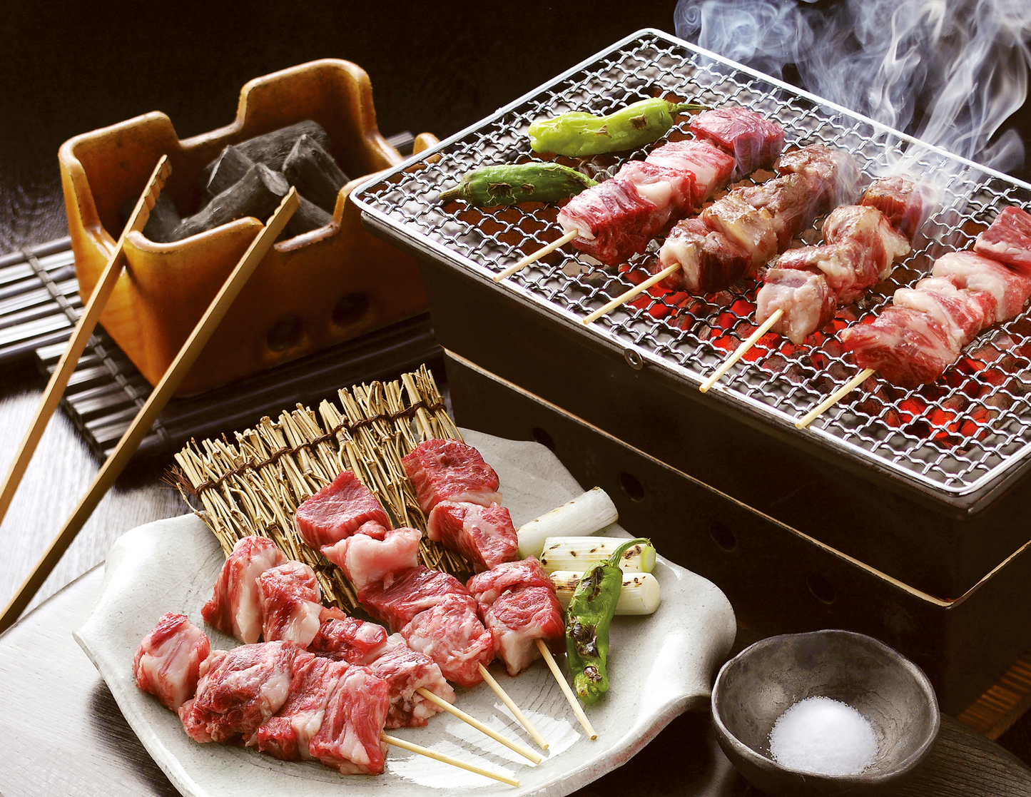 Beef, Pork & Chicken Skewers W/Chimichurri/ Brochetas Pollo, Res y Cerdo C/Chimichurri