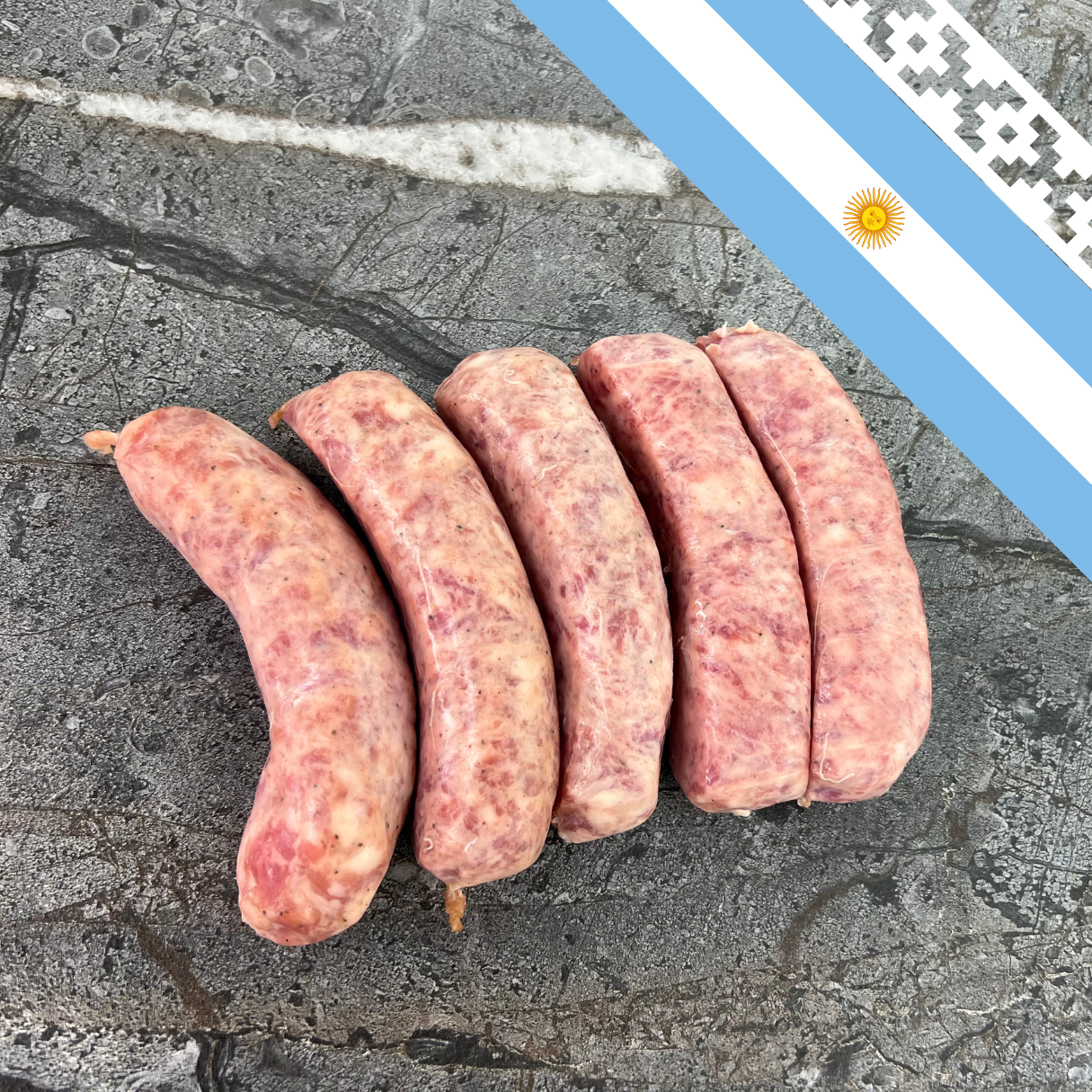 FREE GIFT | 100% Pork Argentinian Sausage 5 PCS / Chorizo Puro de Cerdo