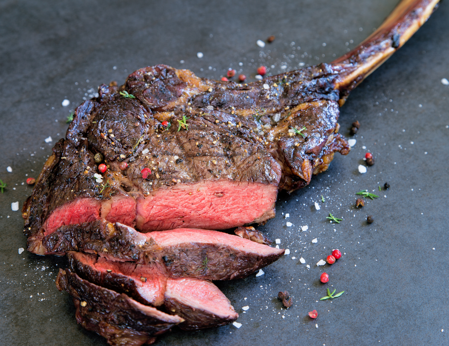 American Black Angus Whole Tomahawk Rack USDA CHOICE