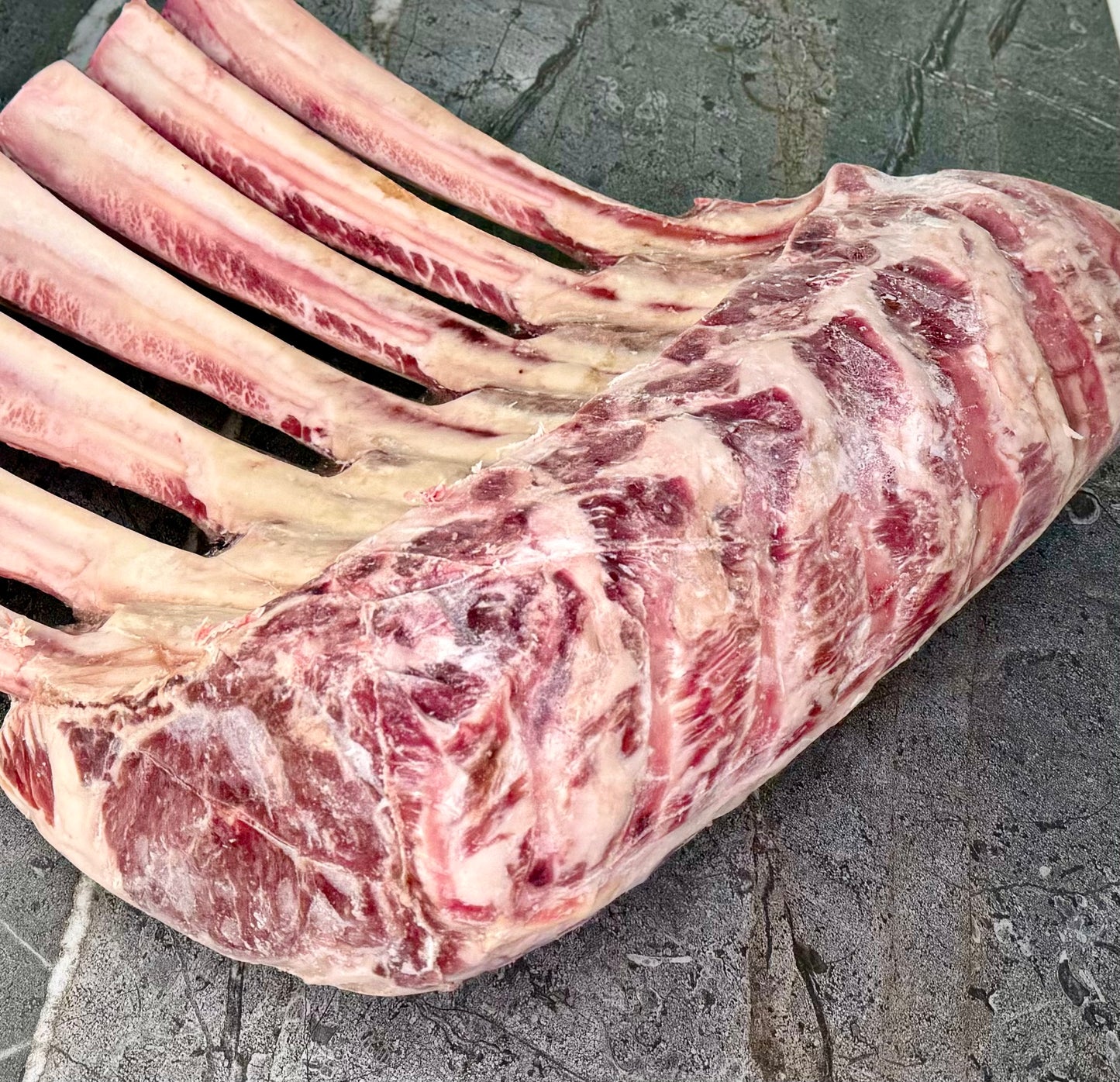 American Black Angus Whole Tomahawk Rack USDA CHOICE