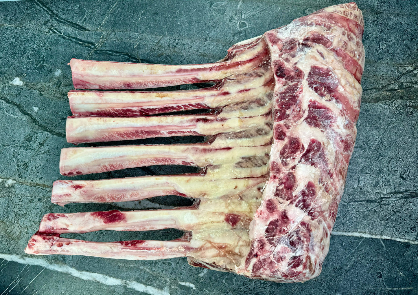 American Black Angus Whole Tomahawk Rack USDA CHOICE
