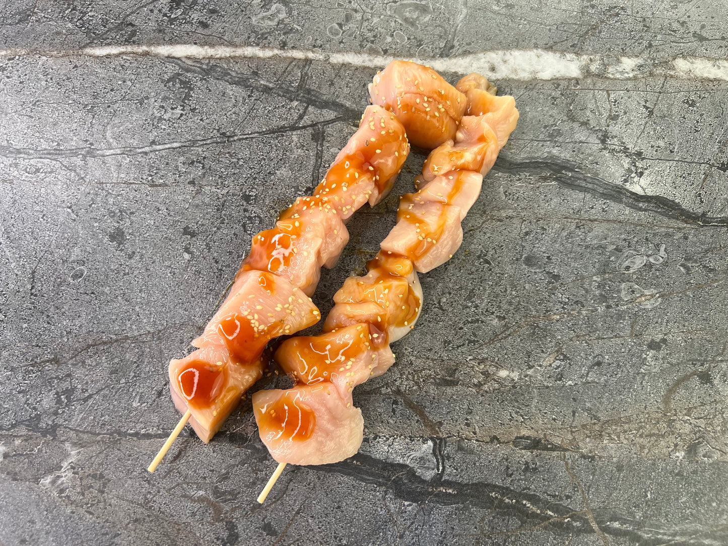Teriyaki Chicken Skewers / Brochetas De Pollo Teriyaki