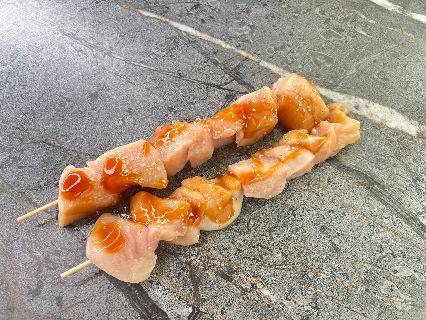Teriyaki Chicken Skewers / Brochetas De Pollo Teriyaki