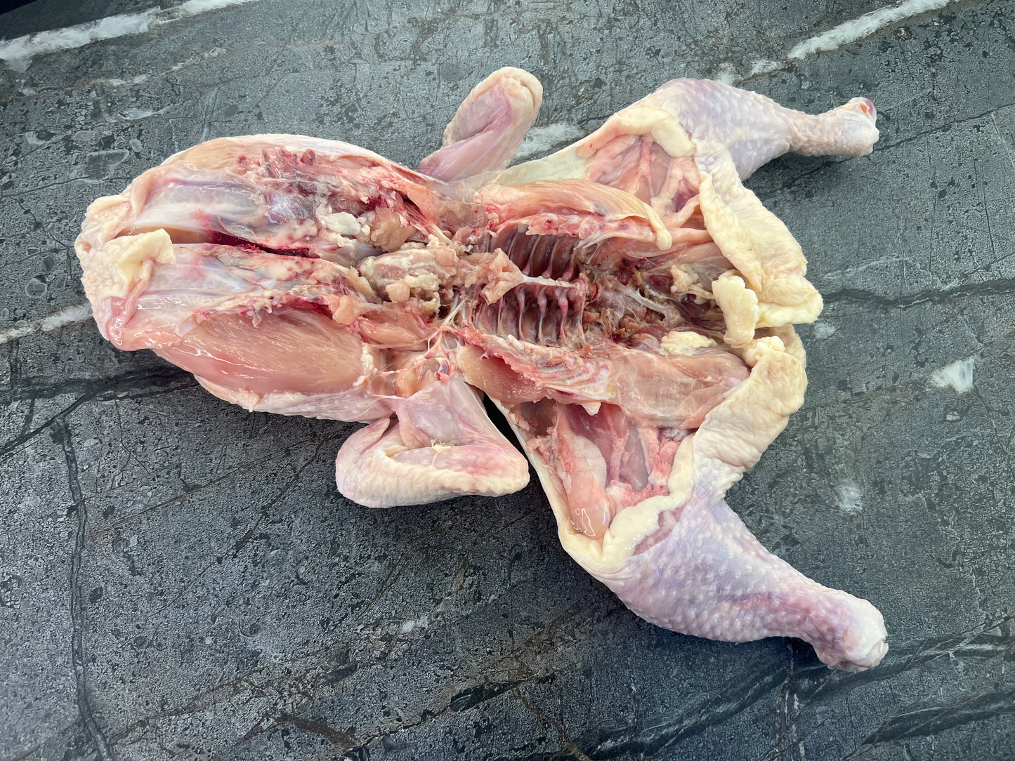 Bullfrog Chicken w Butter, Parsley and Garlic (Butterflied Whole Chicken)