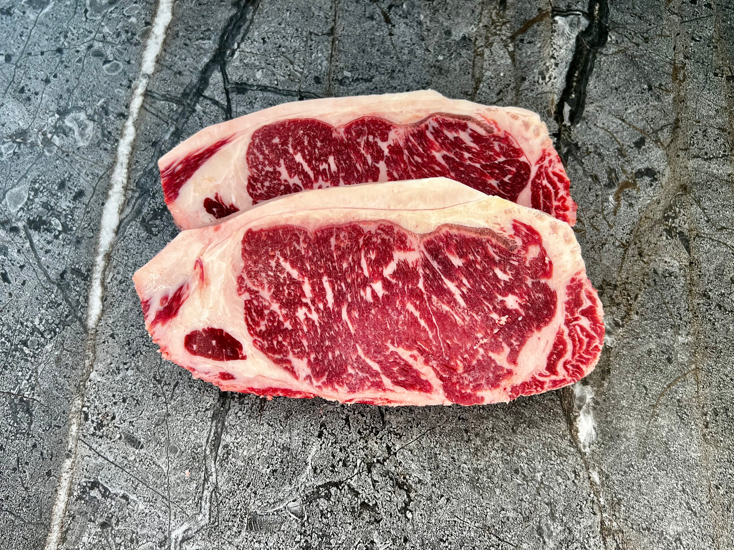 American New York Strip Steak BLACK ANGUS USDA PRIME