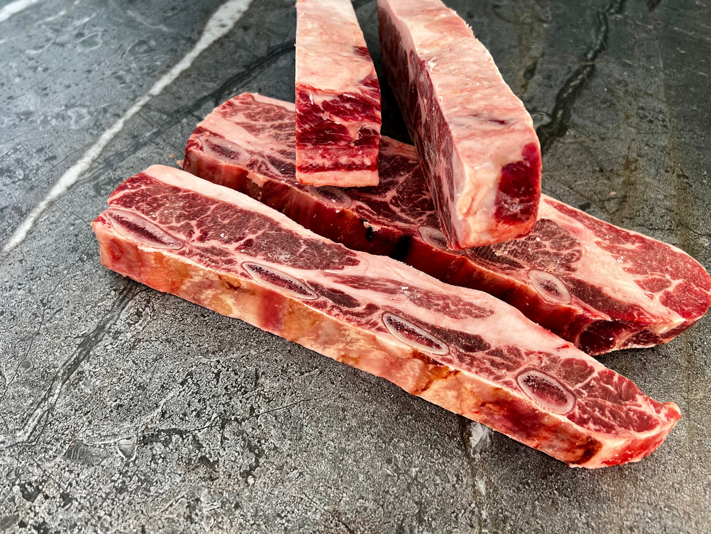 American Short Ribs Argentinian Style / Banderitas BLACK ANGUS USDA CHOICE