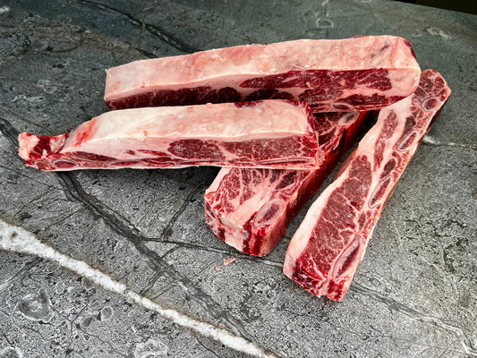 American Short Ribs Argentinian Style / Banderitas BLACK ANGUS USDA CHOICE