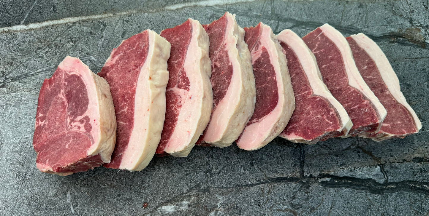 Uruguayan Black Angus Grass Fed Steaks New York Strip (5-6 steaks)