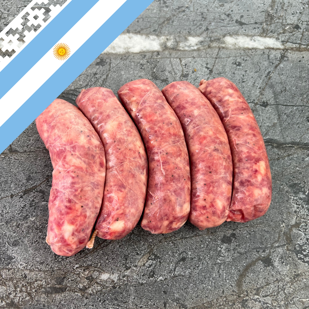 Pork & Beef Sausage 5 PCS/ Chorizo Parrillero Argentino