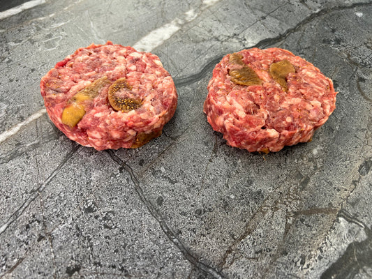 Lamb Burger with Figs
