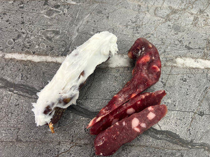 Salame Cacciatore Dipped in pork fat with Black truffles