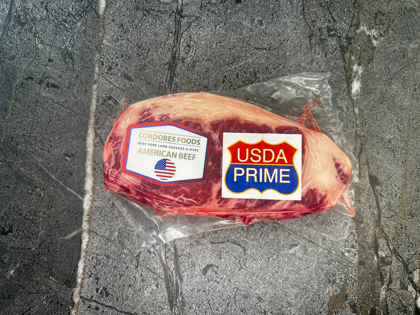 American New York Strip Steak BLACK ANGUS USDA PRIME