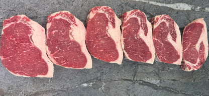 Uruguayan Black Angus Grain Fed Steaks New York Strip (5-6 steaks)