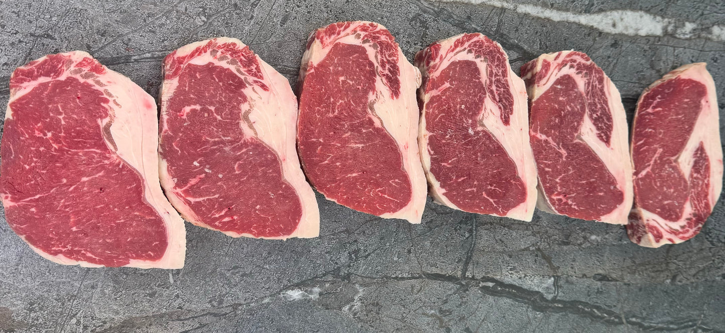 Uruguayan Black Angus Grass Fed Steaks Ribeye (5 - 6 Steaks)