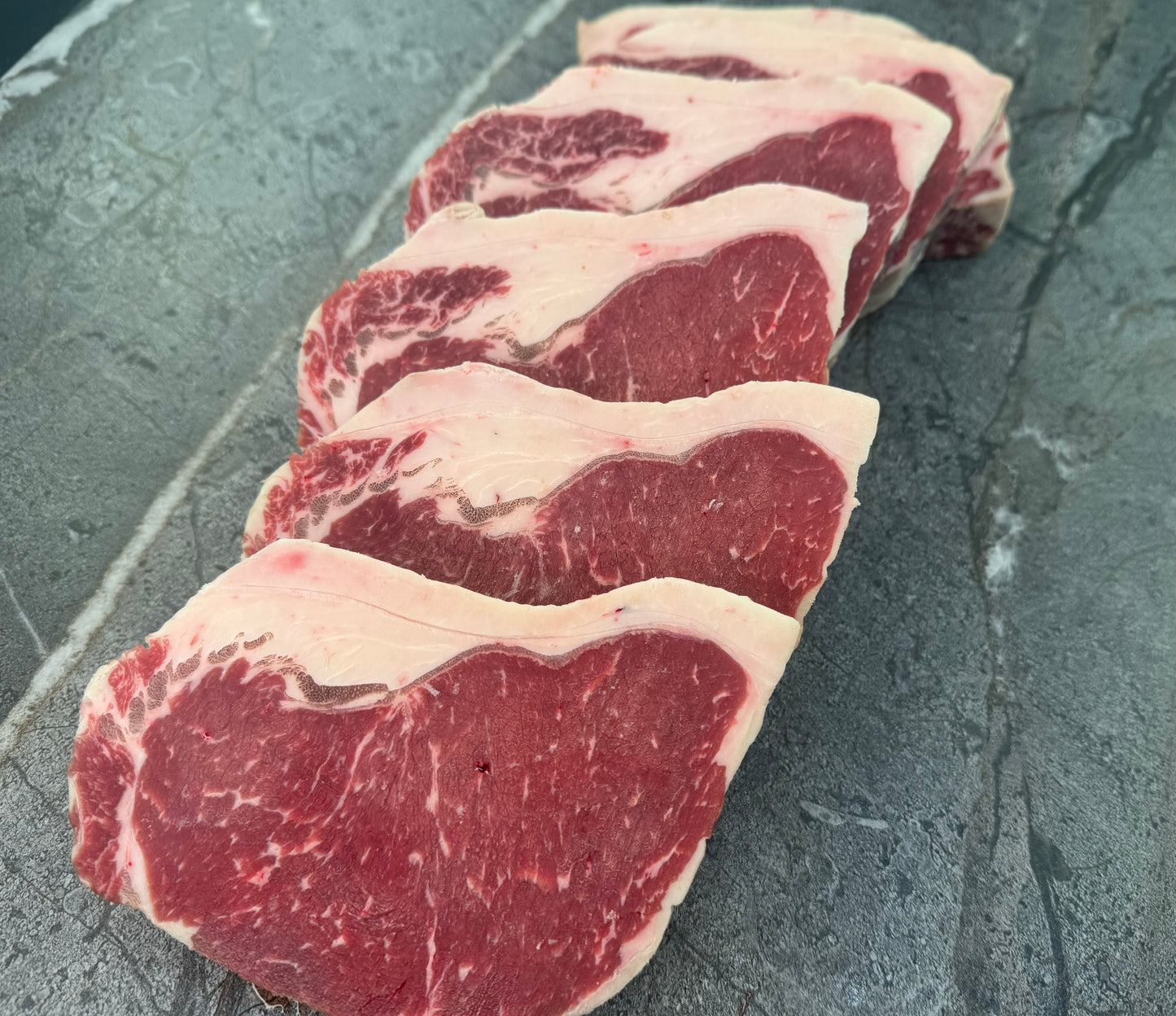 Uruguayan Black Angus Grass Fed Steaks Ribeye (5 - 6 Steaks)