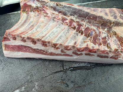 Whole Pork Belly Skin On Ribs ON