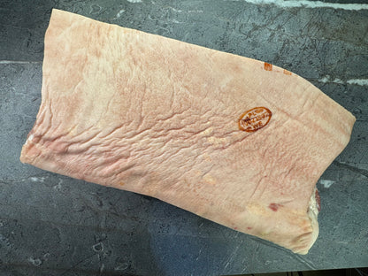 Whole Pork Belly Skin On Ribs ON