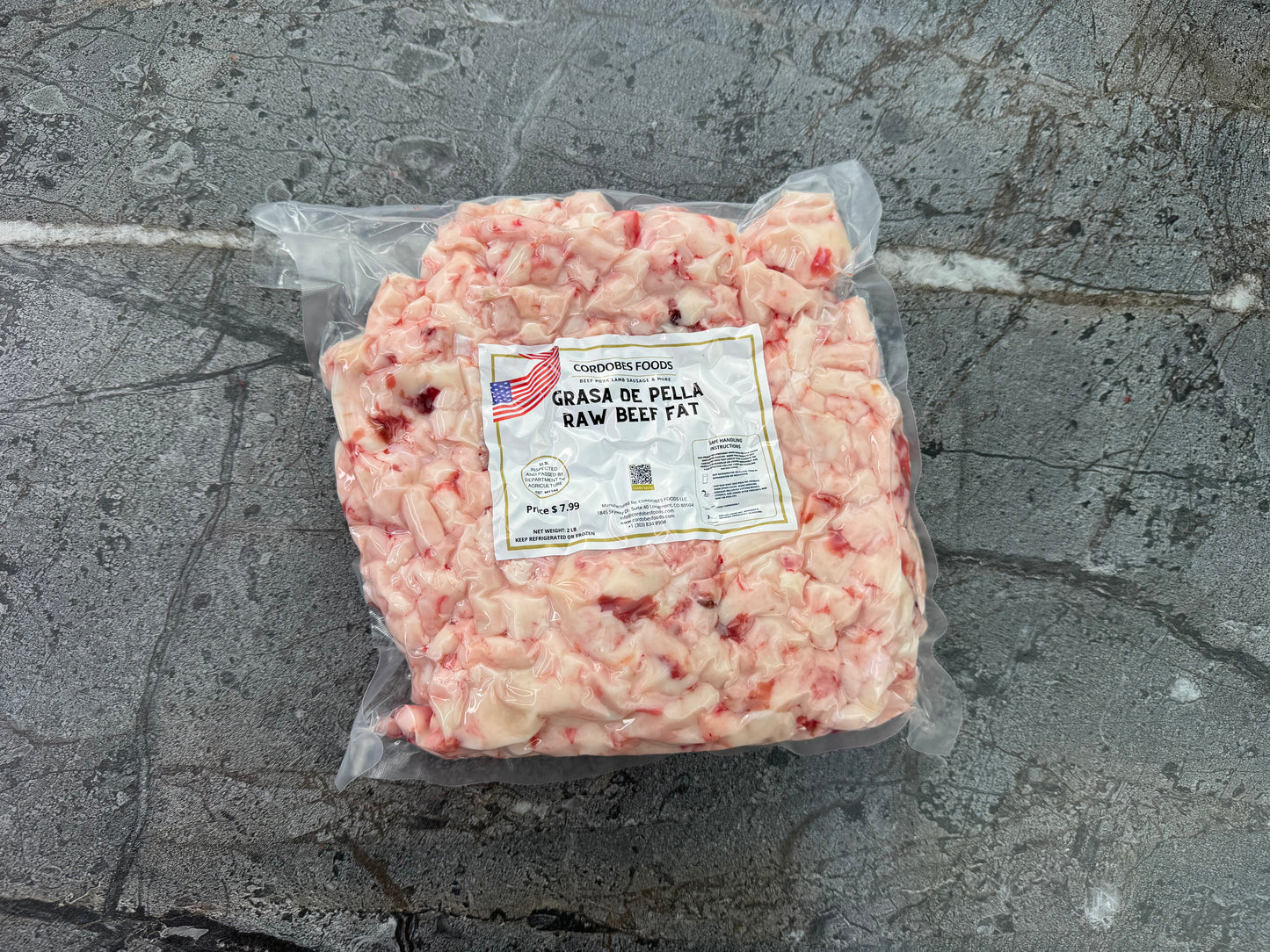 Colorado Raw Beef Fat/ Grasa de Pella