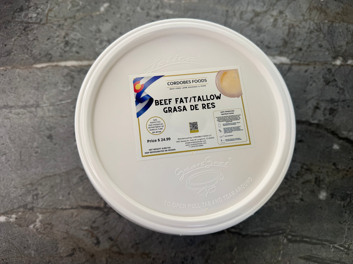 Colorado Beef Tallow Gallon
