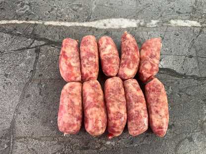 100% Pork BOMBON Argentinian Sausage 10 PCS / Chorizo Puro de Cerdo BOMBON